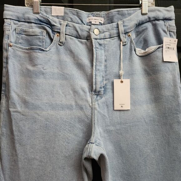 Good American 'Good Legs' Cigarette Raw Hem Jeans - Indigo145 - Picture 10 of 16